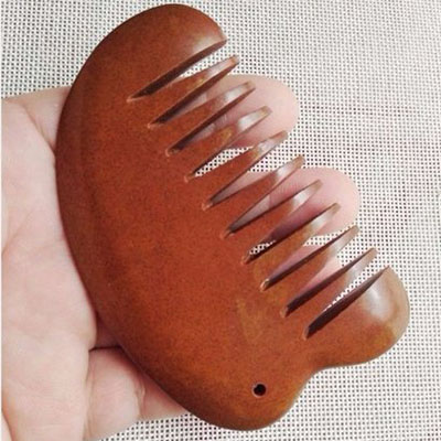 Authentic sibin natural 5A bian stone comb massage